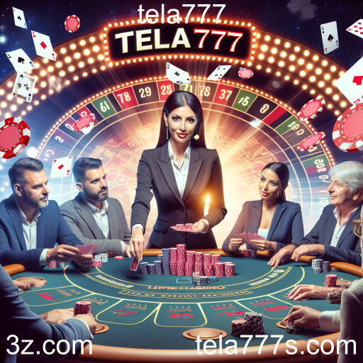 Experimente a Emoção do Casino Ao Vivo no Tela777